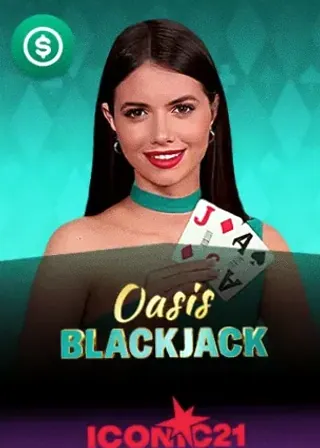 Oasis Blackjack live game cover