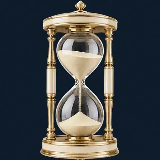 Ornate hourglass — Sydspin