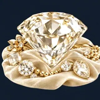 Faceted diamond gemstone — Sydspin
