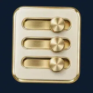 Three-knob control panel — Sydspin
