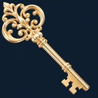 Ornate antique key — Sydspin